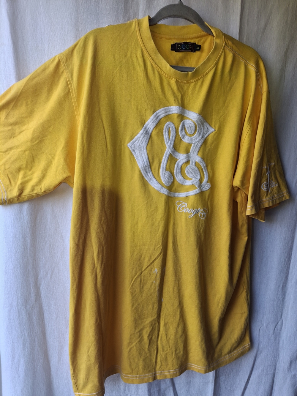 Yellow Coogi Logo Graphic Tee